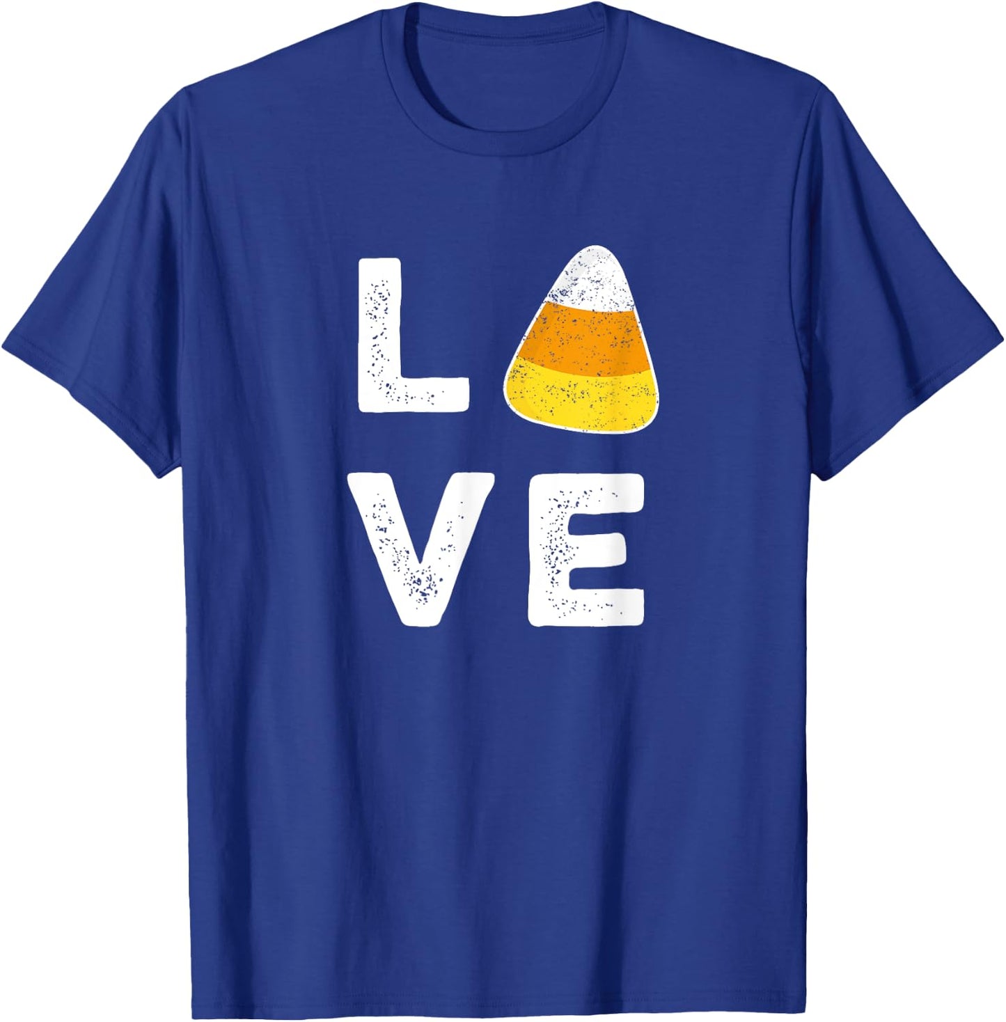 Love Candy Corn Halloween Trick or Treat Party Gift T-Shirt - T-Shirt | Royal