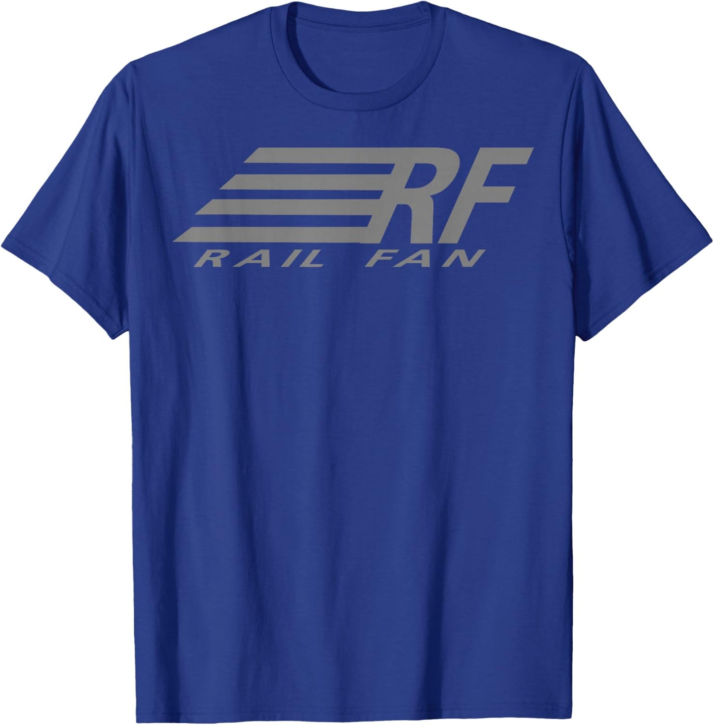 Railroad Train Enthusiast RailFan T shirt T-Shirt - T-Shirt | Royal