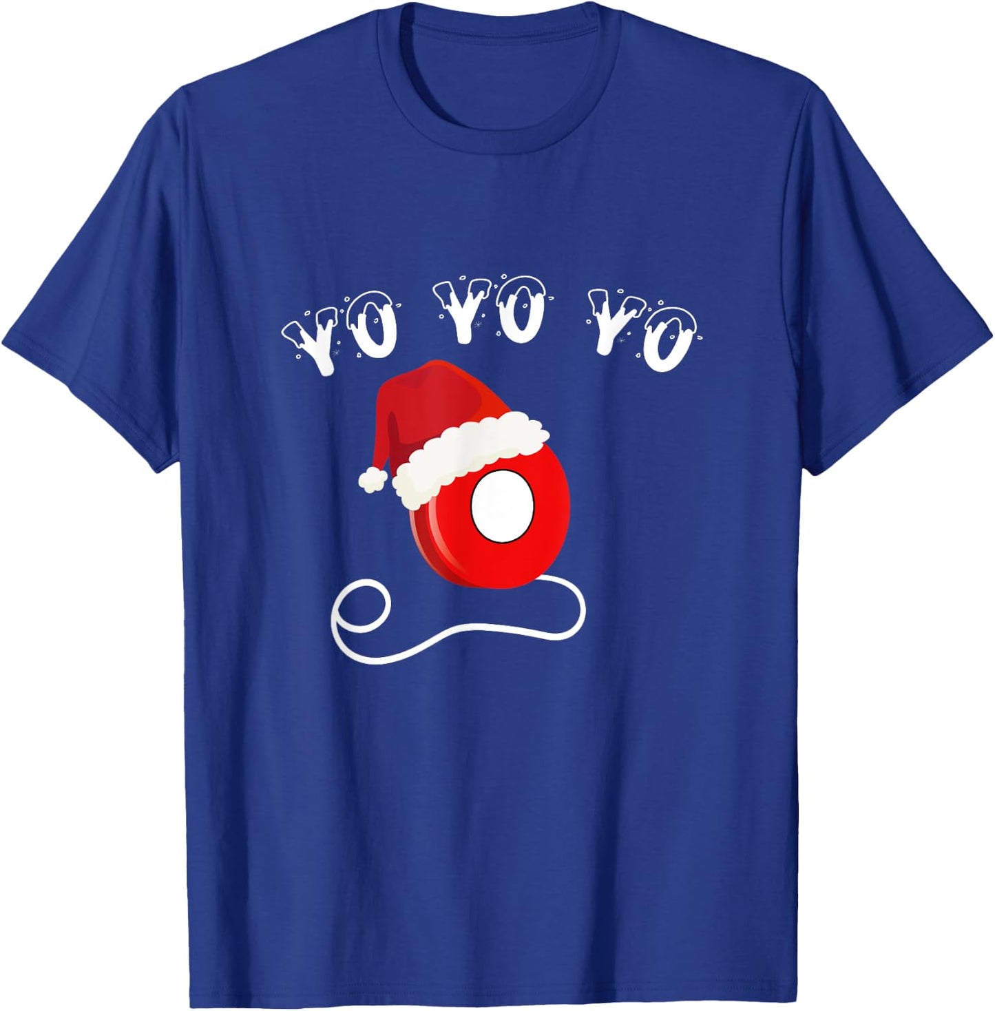 Christmas YoYo Yo Yo Yo Funny Holiday Santa T-Shirt - T-Shirt | Royal