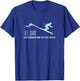 Ski Dad Funny Cute Winter Skiing Gift T-Shirt - T-Shirt | Royal