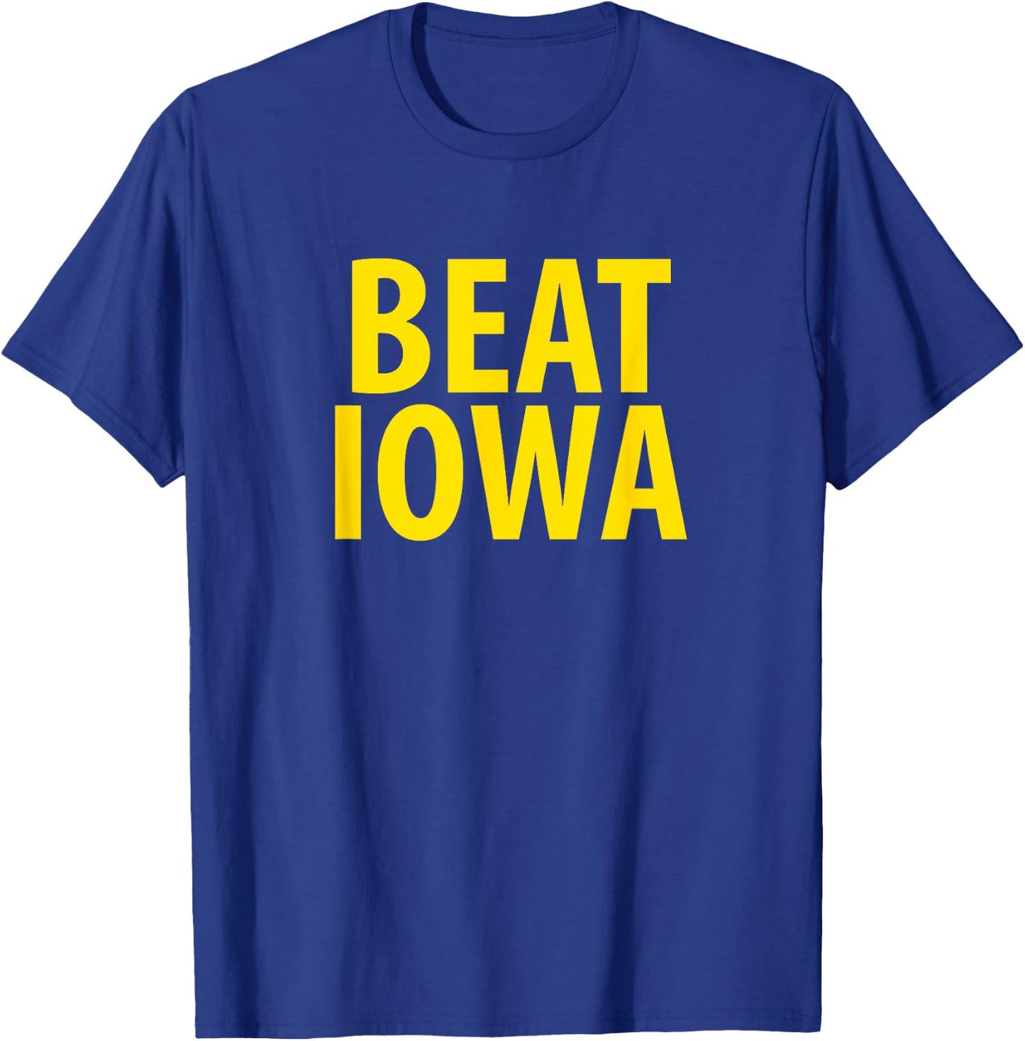 Official Beat Iowa House Divided State of IA T-Shirt - T-Shirt | Royal