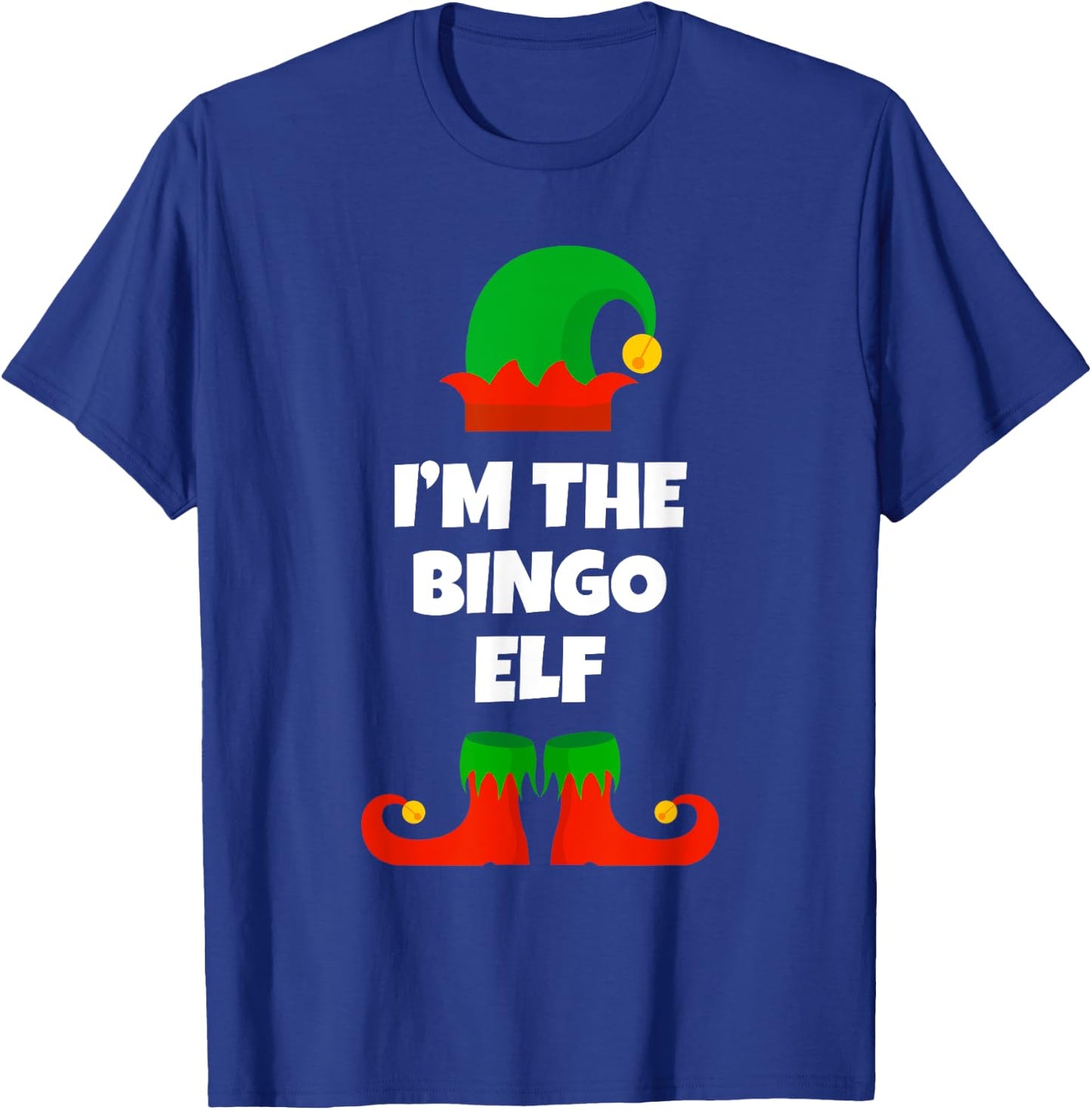 I'm The Bingo Elf Family Pajama Christmas Funny T-Shirt - T-Shirt | Royal