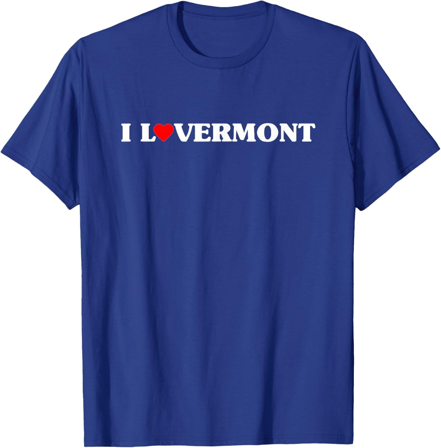 I LOVERMONT : I Love Vermont T-Shirt - T-Shirt | Royal