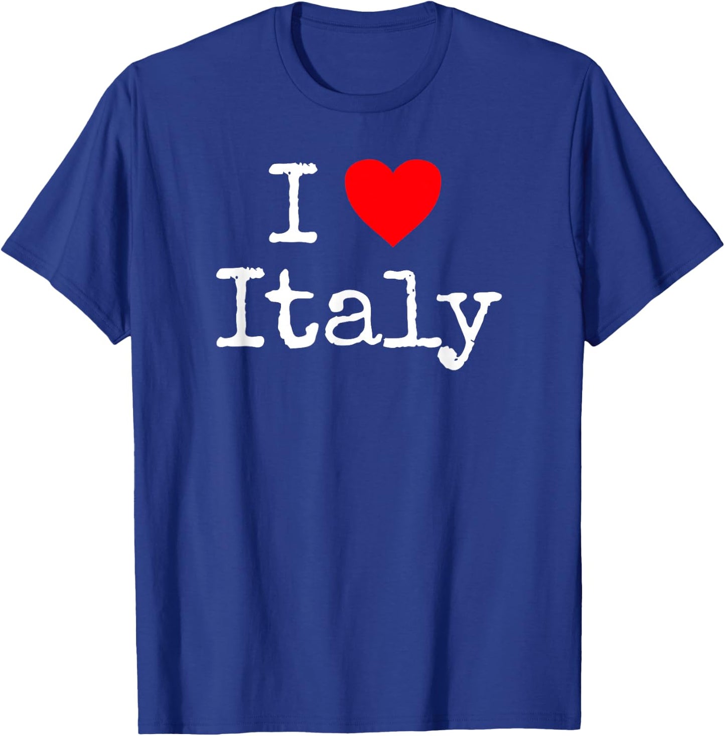 I Love Italy Italia T-Shirt - T-Shirt | Royal