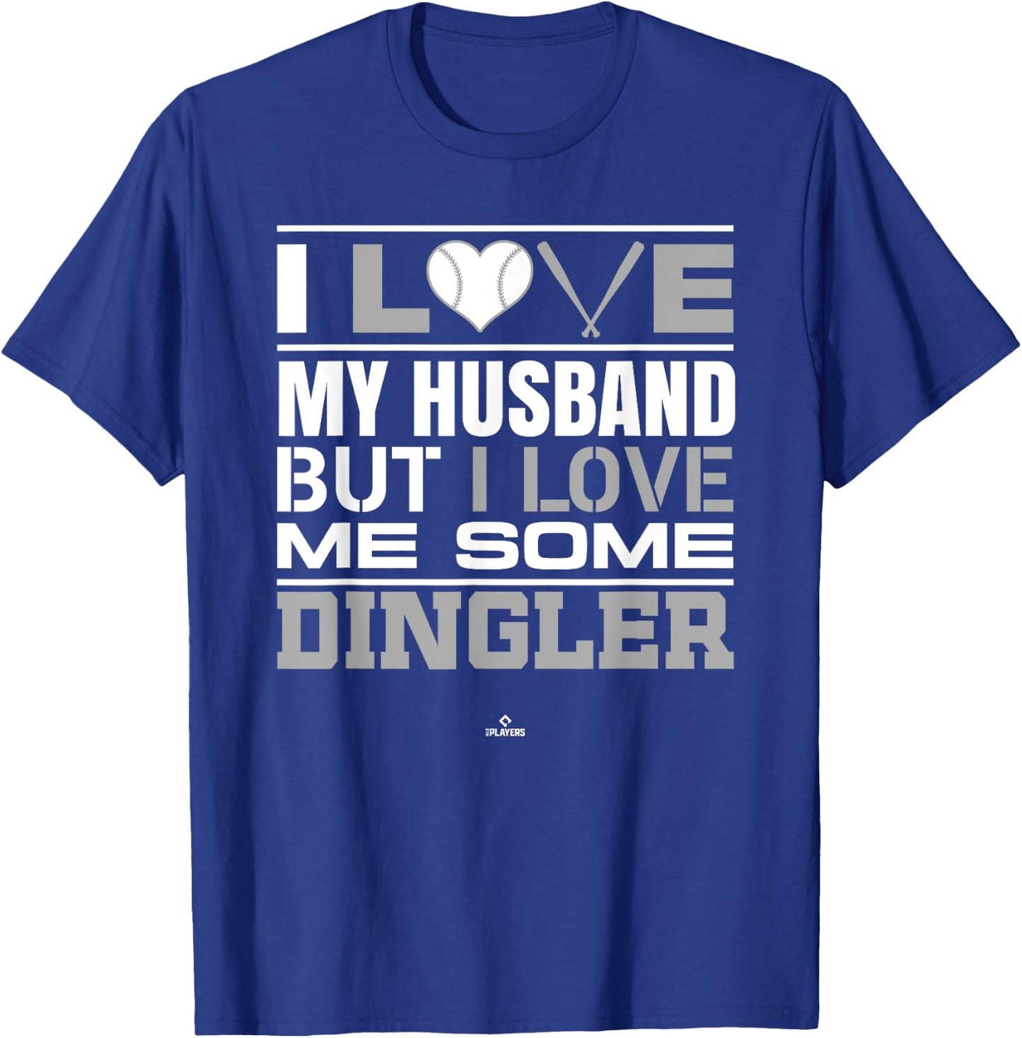 I Love My Husband Dillon Dingler Prospect Baseball Fan Gear T-Shirt - T-Shirt | Royal