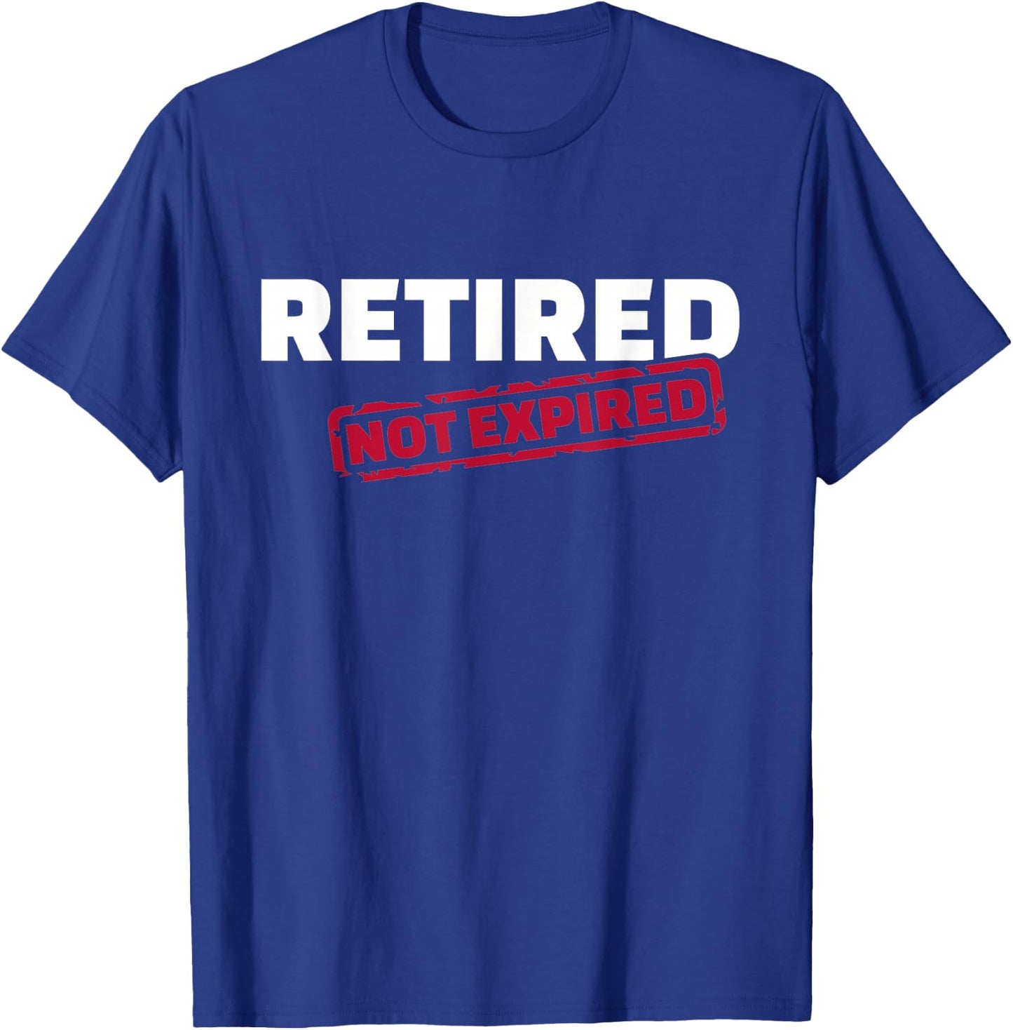Retired Not Expedited T-Shirt - T-Shirt | Royal