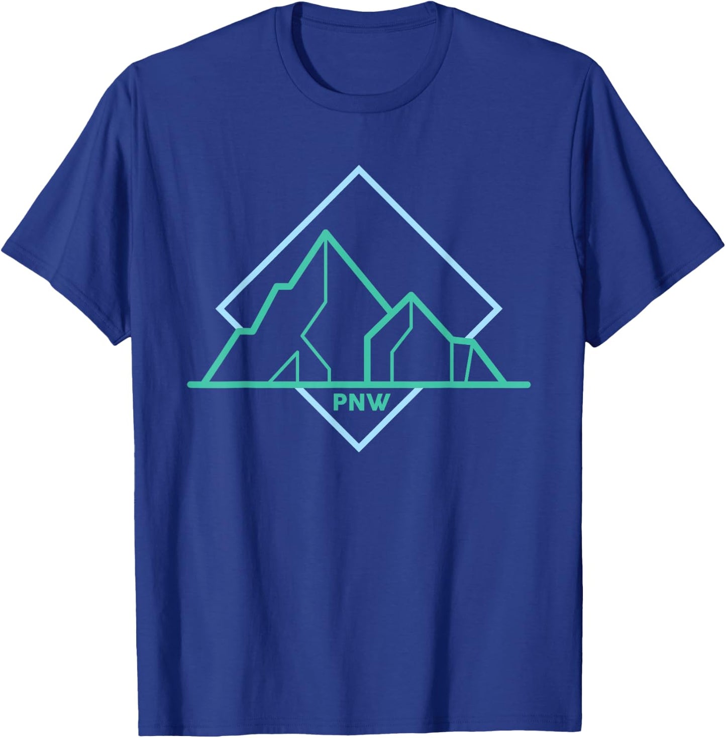 PNW Pacific Northwest North West T-Shirt - T-Shirt | Royal