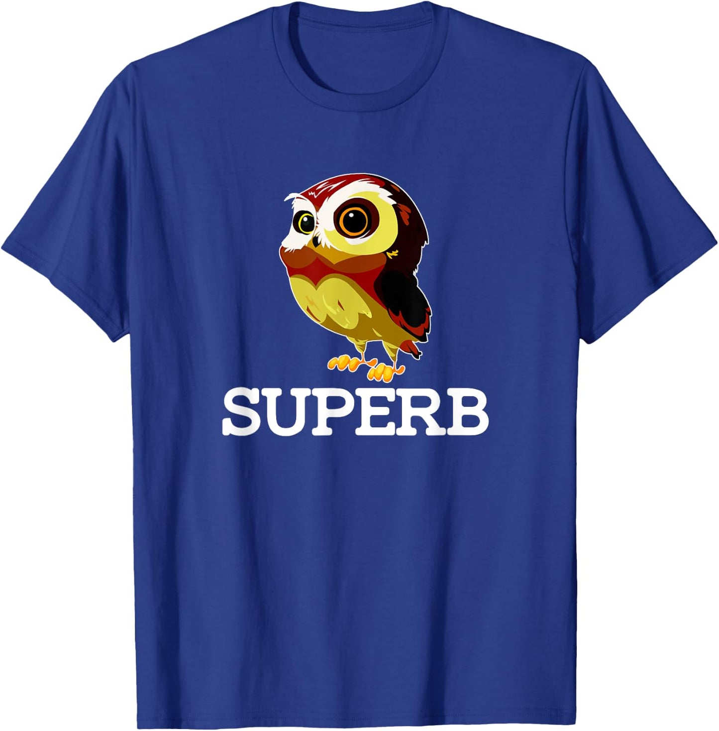 The Cute Superb Owl Shirt - Owl Bird Shirt T-Shirt - T-Shirt | Royal