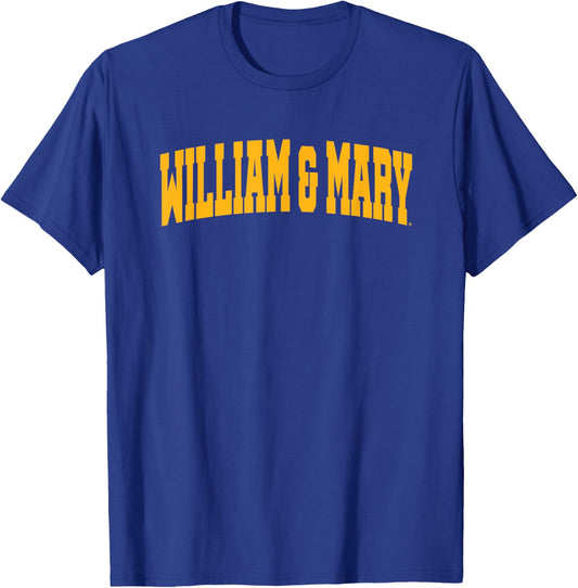 William & Mary Griffins School Name Arch T-Shirt - T-Shirt | Royal
