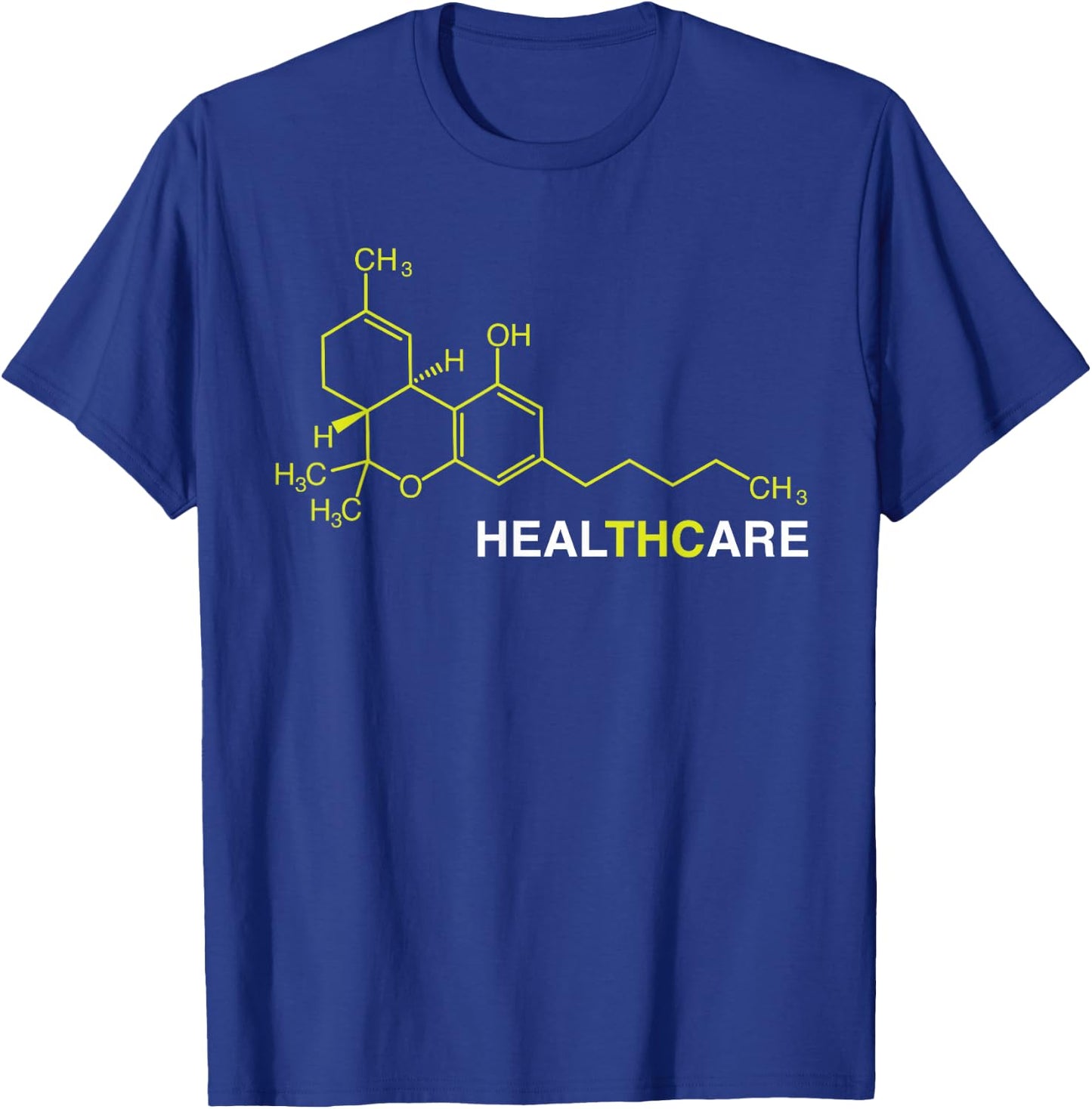 THC Healthcare Cannabis Medical Marijuana T-Shirt - T-Shirt | Royal