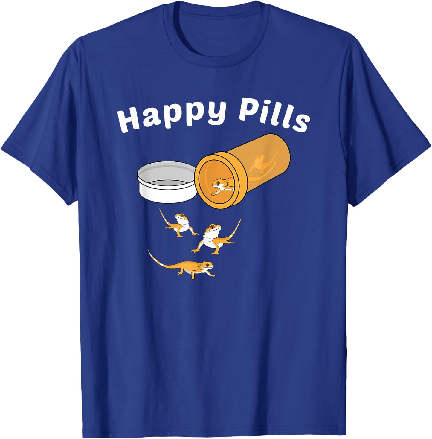 Bearded Dragon Lizard Funny Reptile T-Shirt - T-Shirt | Royal