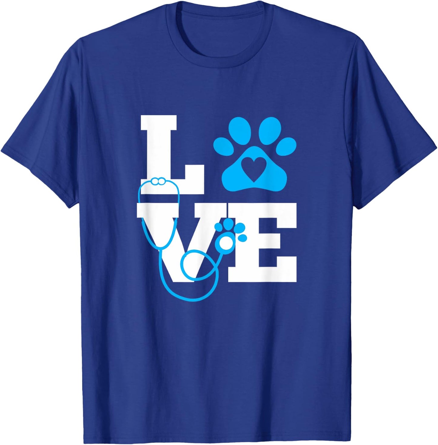 Love Veterinary Medicine Vet Tech Week Teacher Print Women T-Shirt - T-Shirt | Royal
