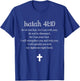 Isaiah 41:10 Bible Verse Scripture Christian T-Shirt - T-Shirt | Royal