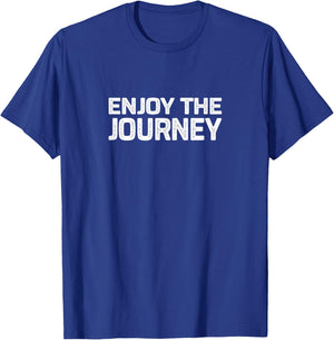 Enjoy The Journey - Vintage Style T-Shirt - T-Shirt | Royal