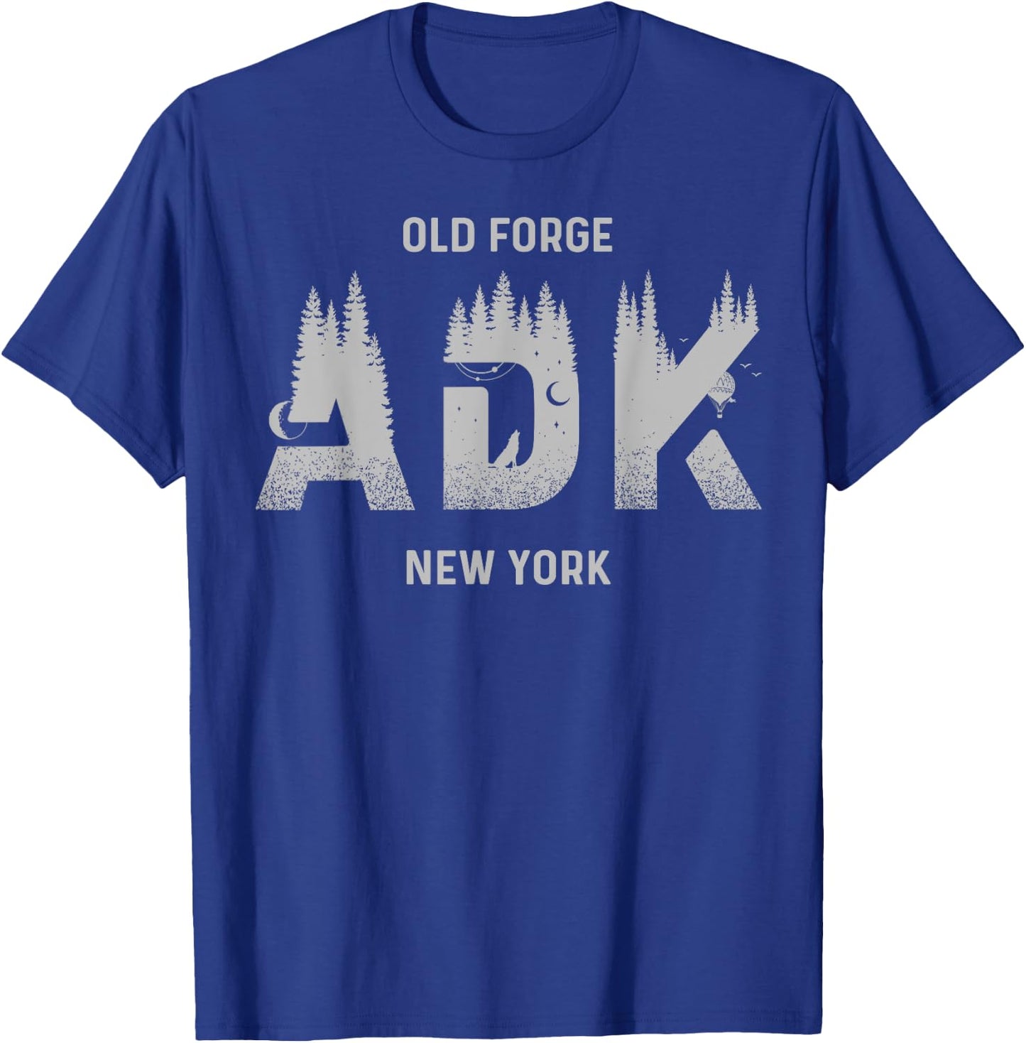 Old Forge Adirondack Mountains New York Souvenir T-Shirt - T-Shirt | Royal