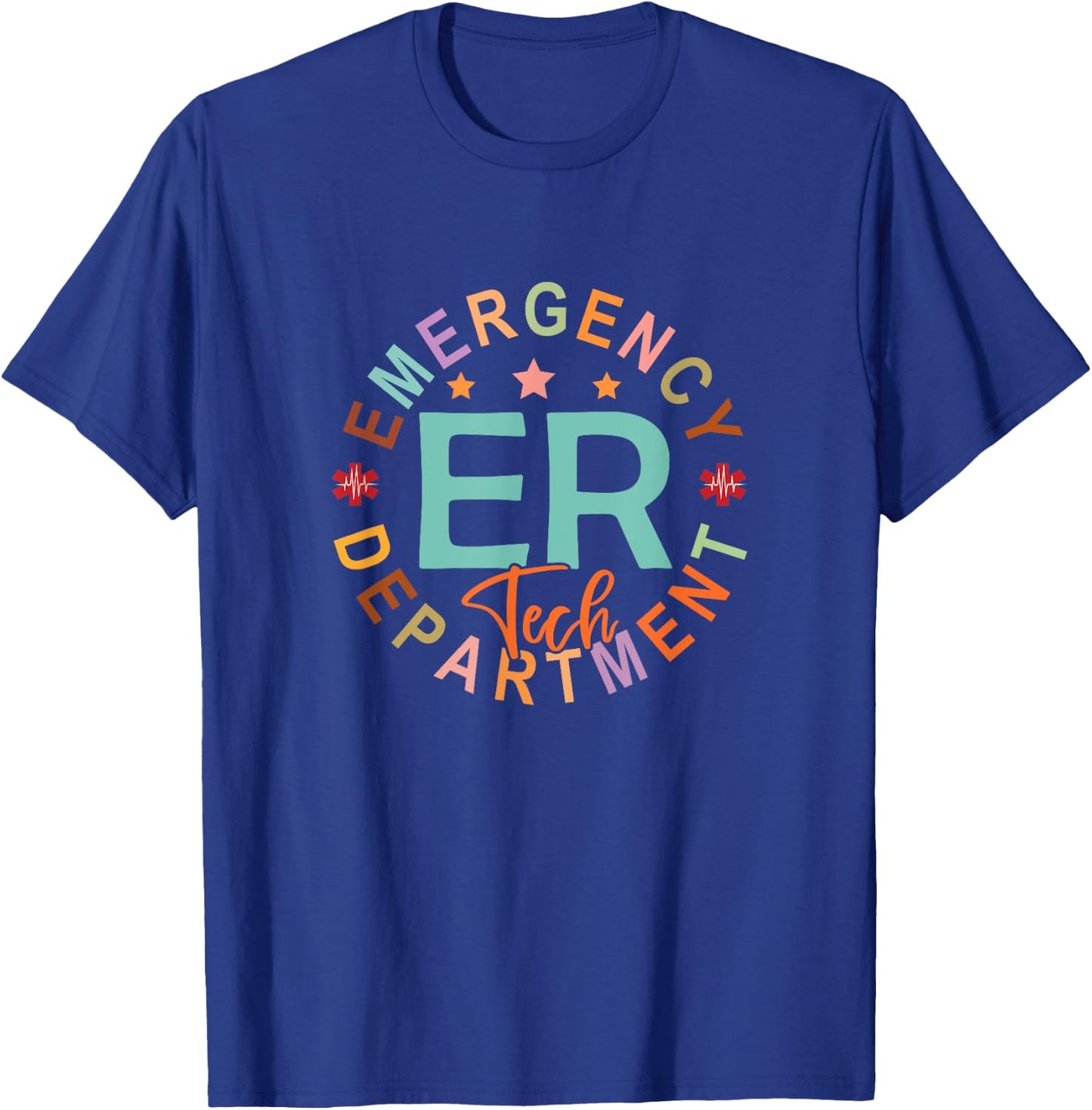 Funny Emergency Department Tech Emergency Room Tech Er Tech T-Shirt - T-Shirt | Royal