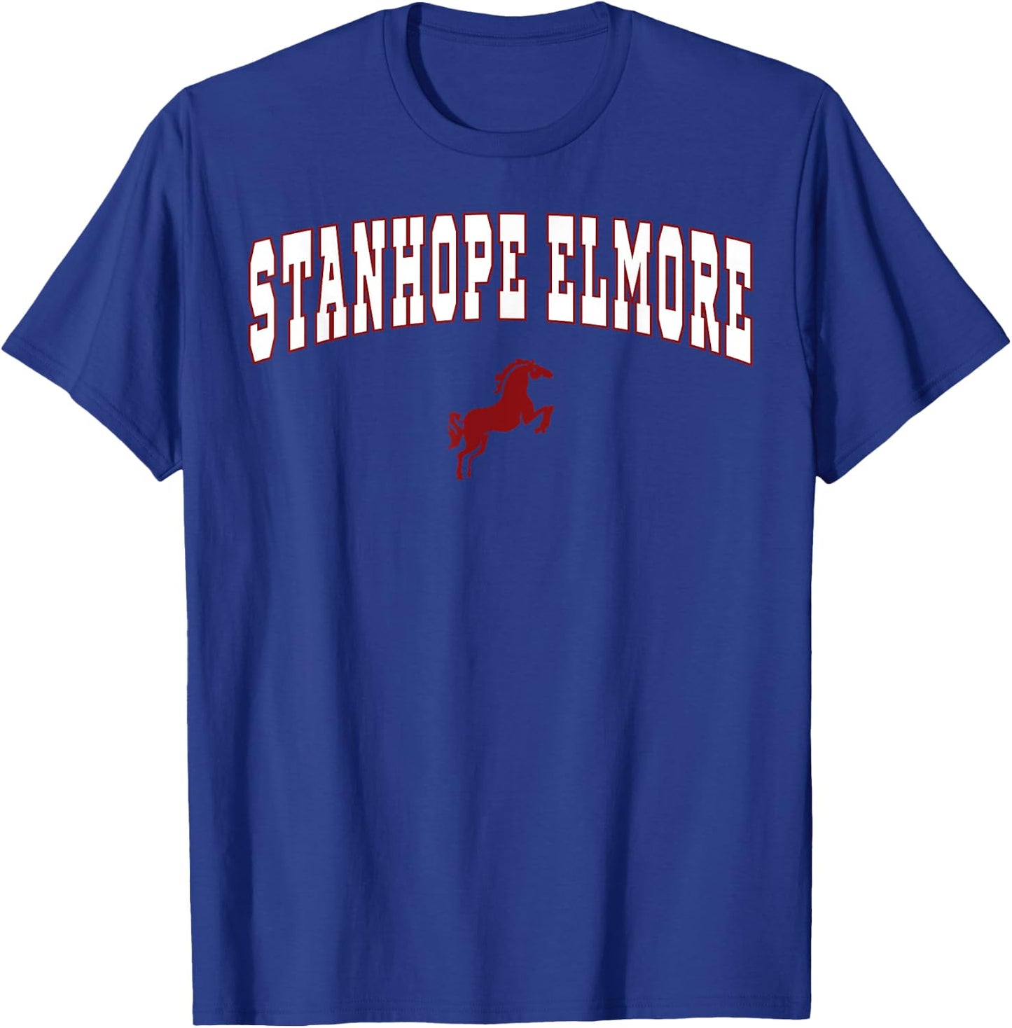Stanhope Elmore High School Mustangs C2 T-Shirt - T-Shirt | Royal