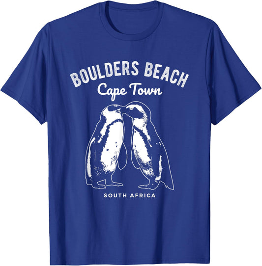 Cape Town South Africa Boulders Beach Penguin T-Shirt - T-Shirt | Royal
