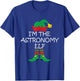 I'm The Astronomy ELF Christmas Costume Xmas T-Shirt - T-Shirt | Royal