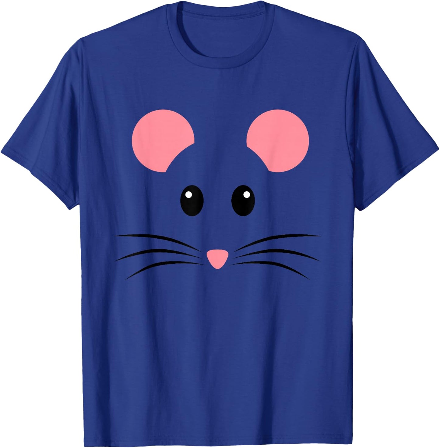 Rat Mouse Face Costume Funny Halloween T-Shirt - T-Shirt | Royal