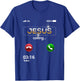 Jesus Is Calling Funny Cell Phone Call Jesus Christian T-Shirt - T-Shirt | Royal