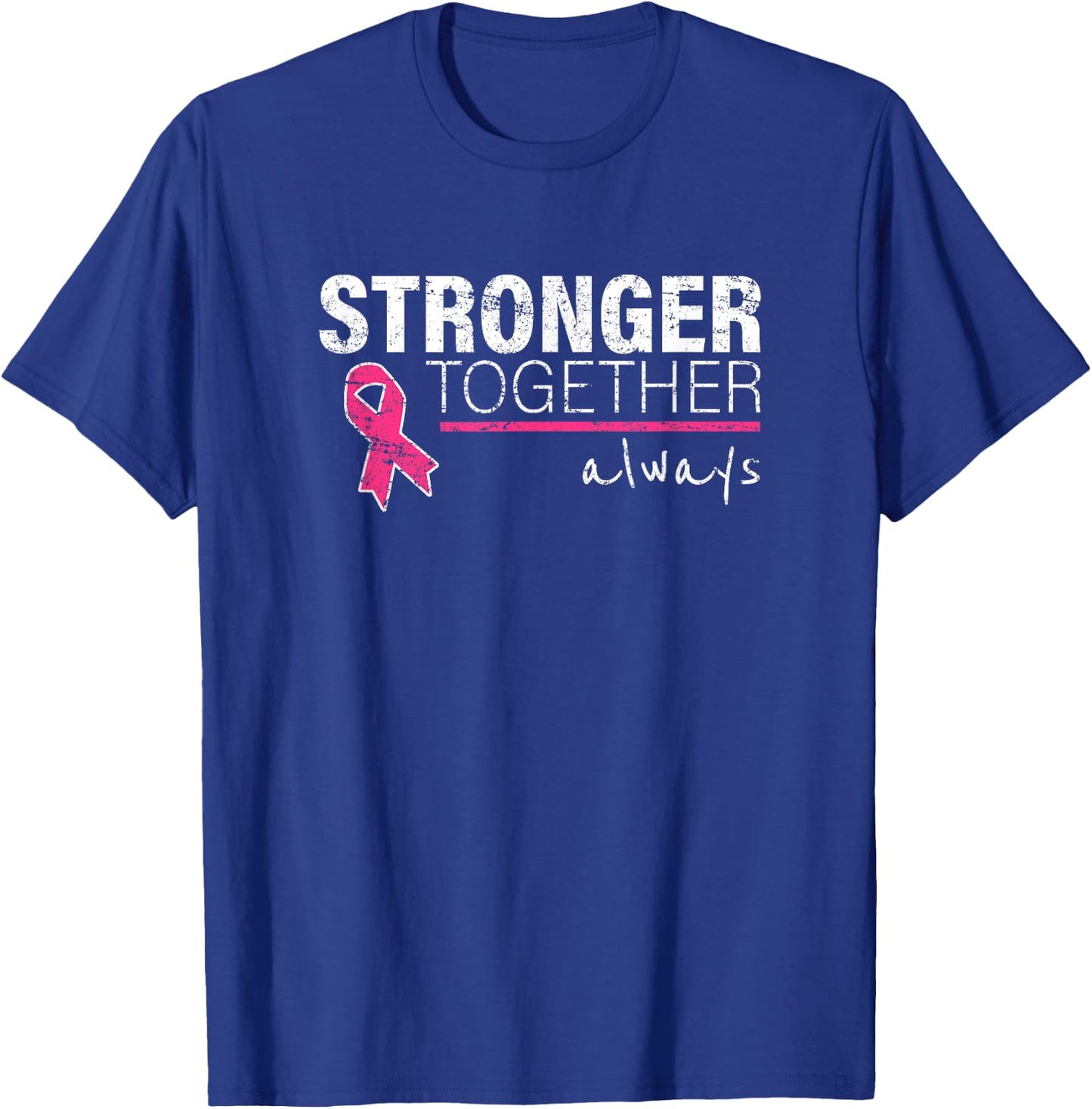 Nice Message Breast Cancer Awareness Pink Ribon Men Women T-Shirt - T-Shirt | Royal