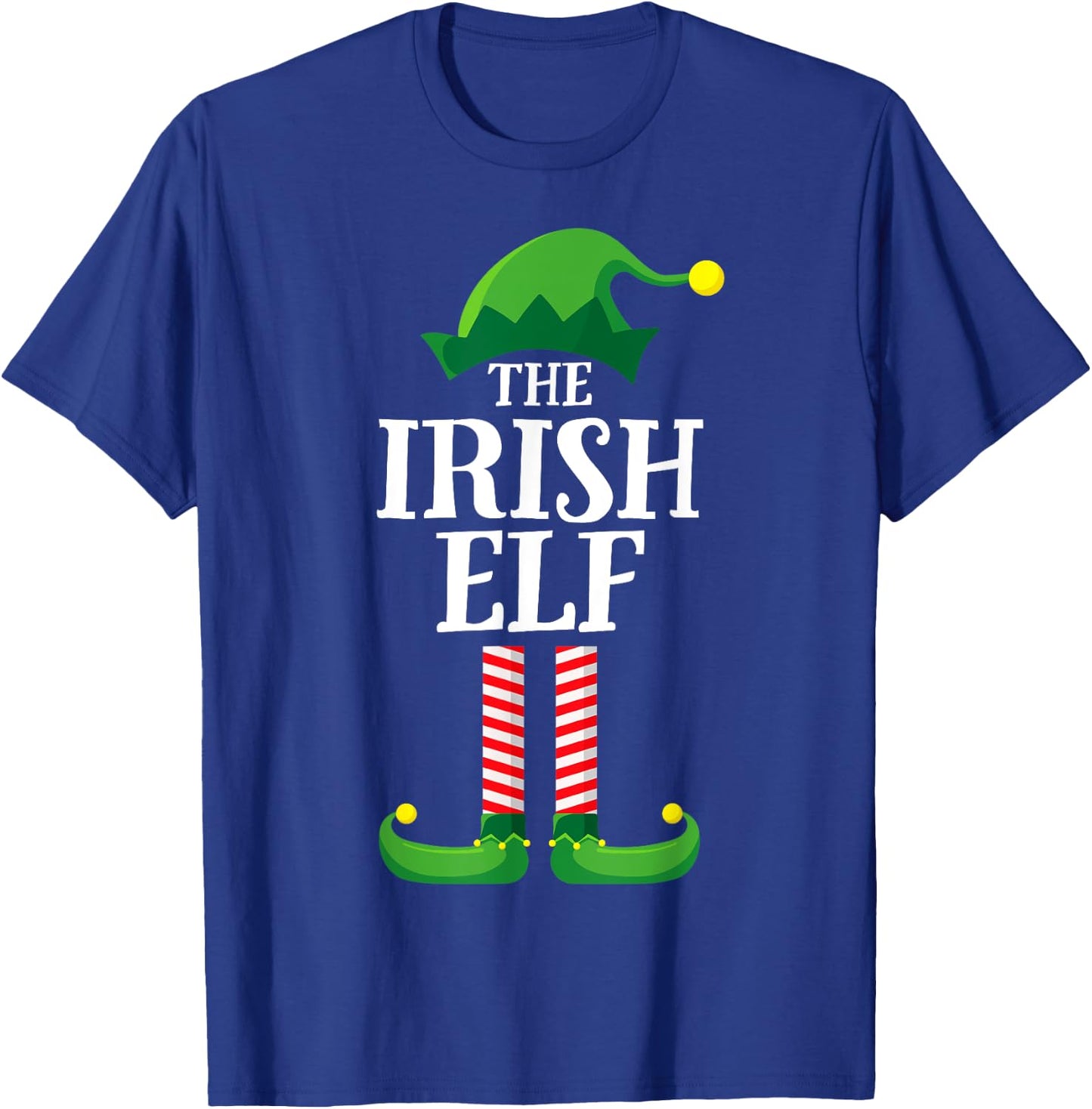 Irish Elf Matching Family Group Christmas Party Pyjamas T-Shirt - T-Shirt | Royal