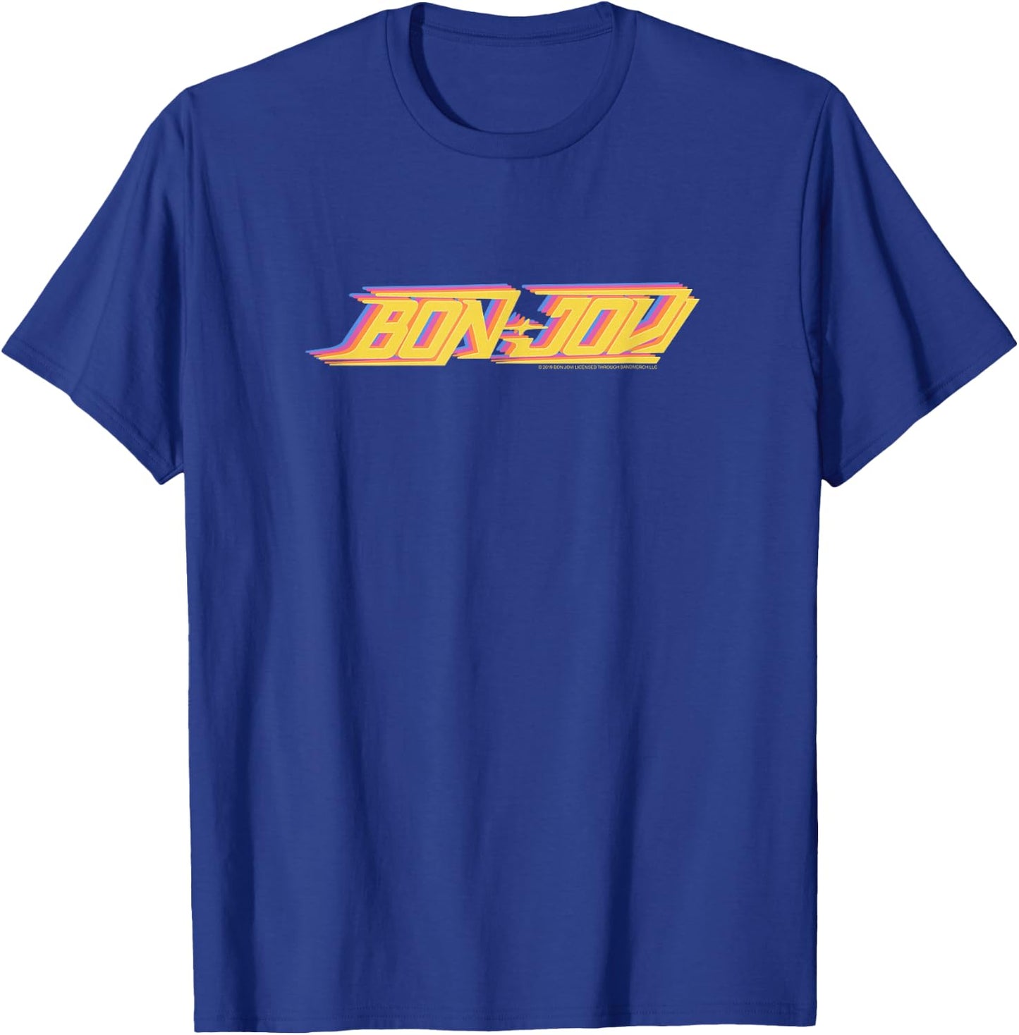 Bon Jovi Color Step T-Shirt - T-Shirt | Royal