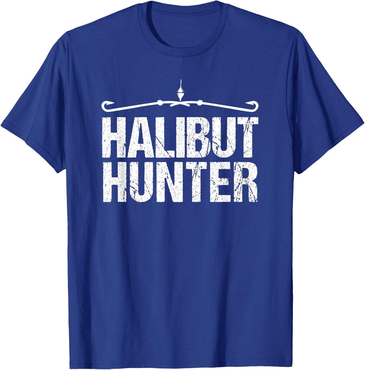 Halibut Funny Fishing | Halibut Hunter Shirt T-Shirt - T-Shirt | Royal