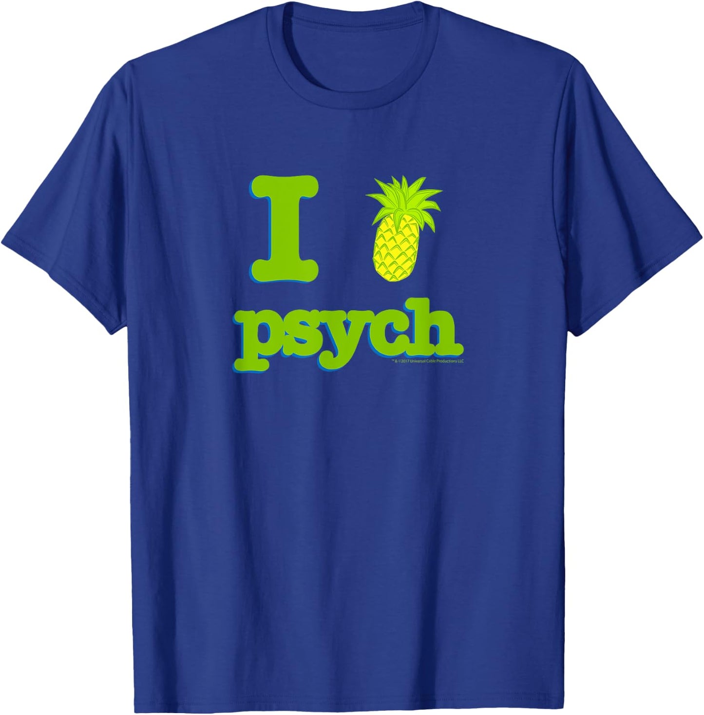 Psych I Love Psych T-Shirt - T-Shirt | Royal