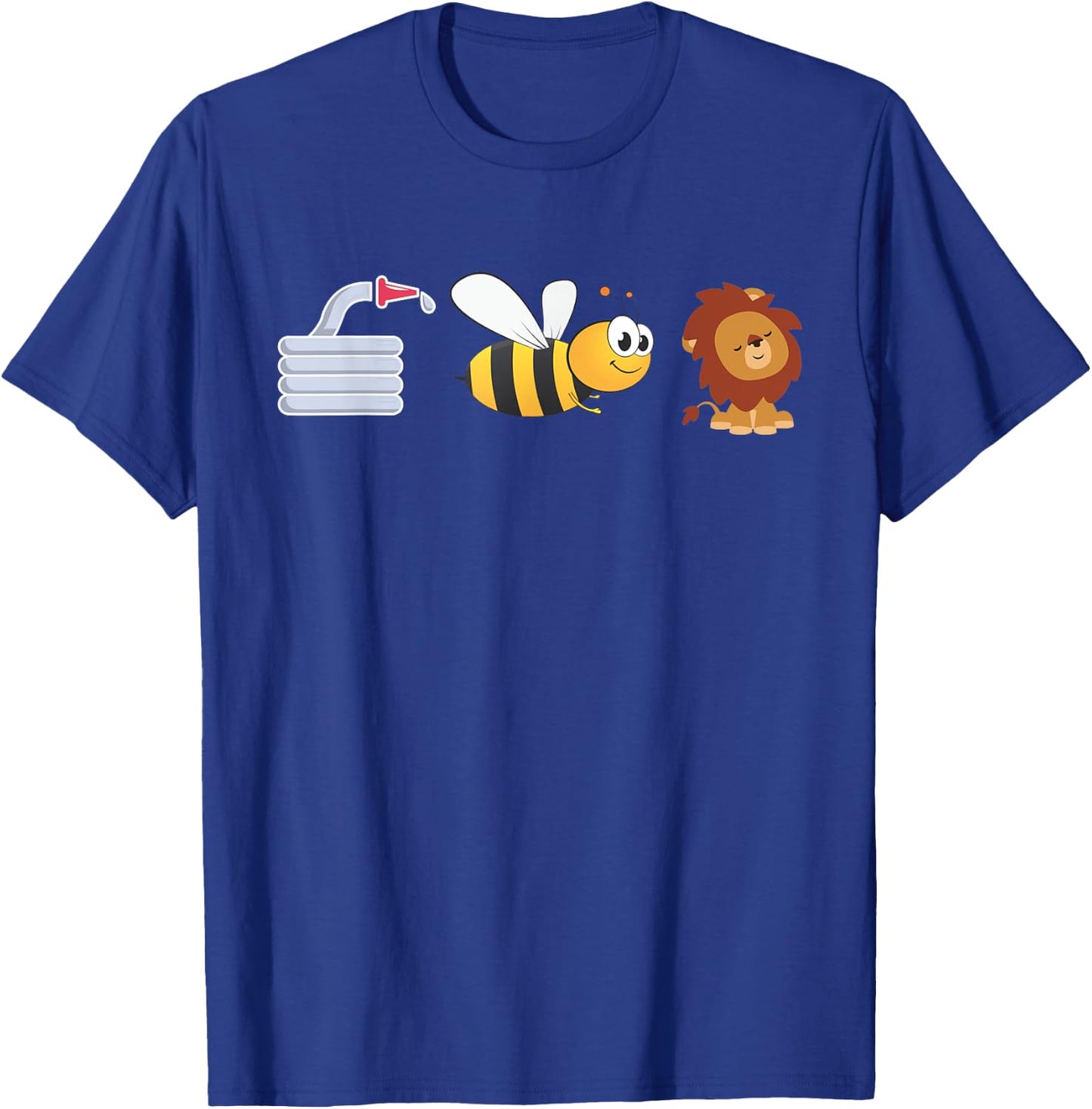 Hose Bee Lion I am a FireFighter shirt T-Shirt - T-Shirt | Royal
