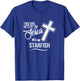 This Girl Gets By On Jesus and STARFISH Religious STARFISH T-Shirt - T-Shirt | Royal