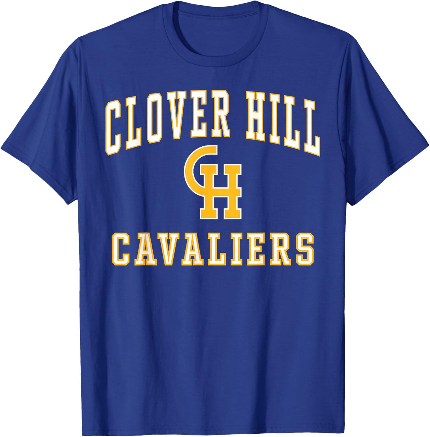 Clover Hill High School Cavaliers C1 T-Shirt - T-Shirt | Royal