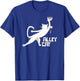 Cute Alley Cat Bowling Design for Cat Pun Loving Bowlers Women Kids T-Shirt - T-Shirt | Royal