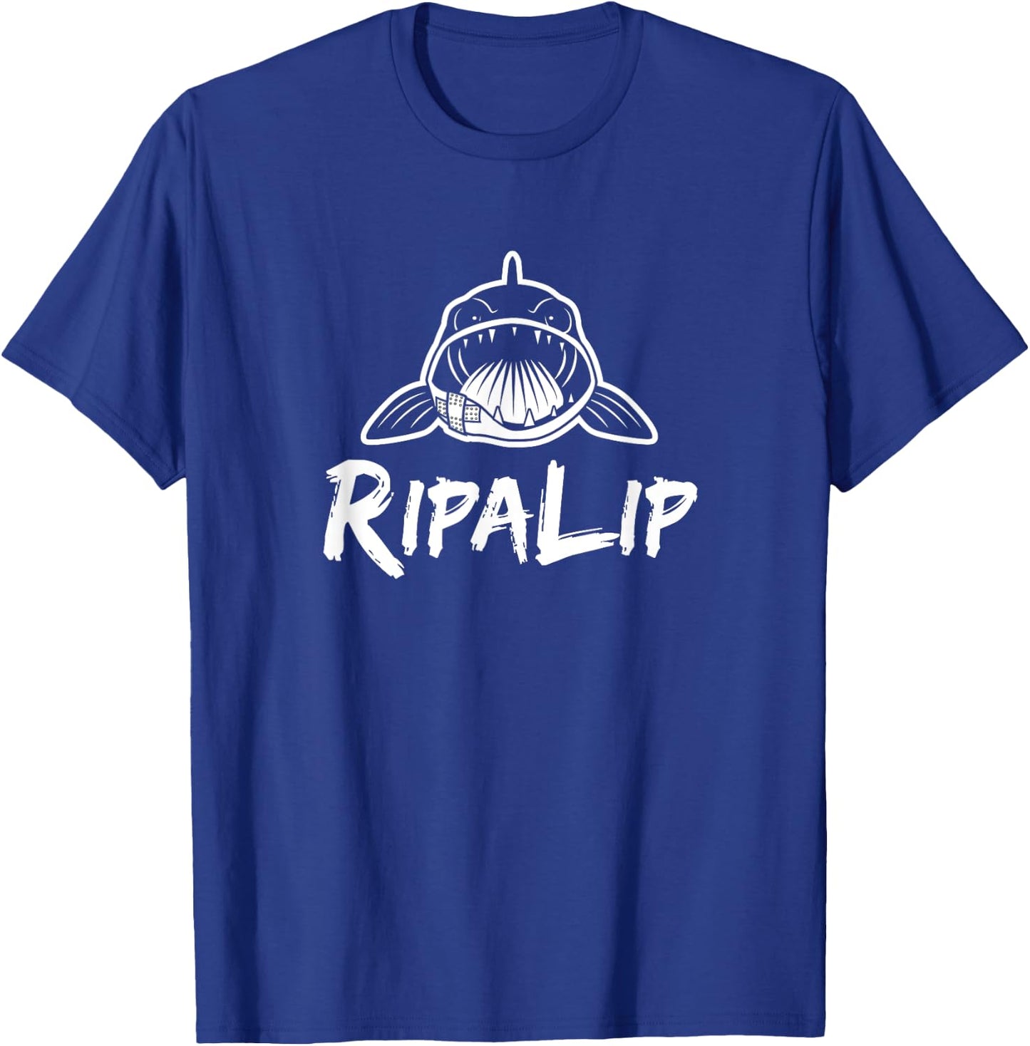 RipaLip Walleye Fishing T-Shirt - T-Shirt | Royal