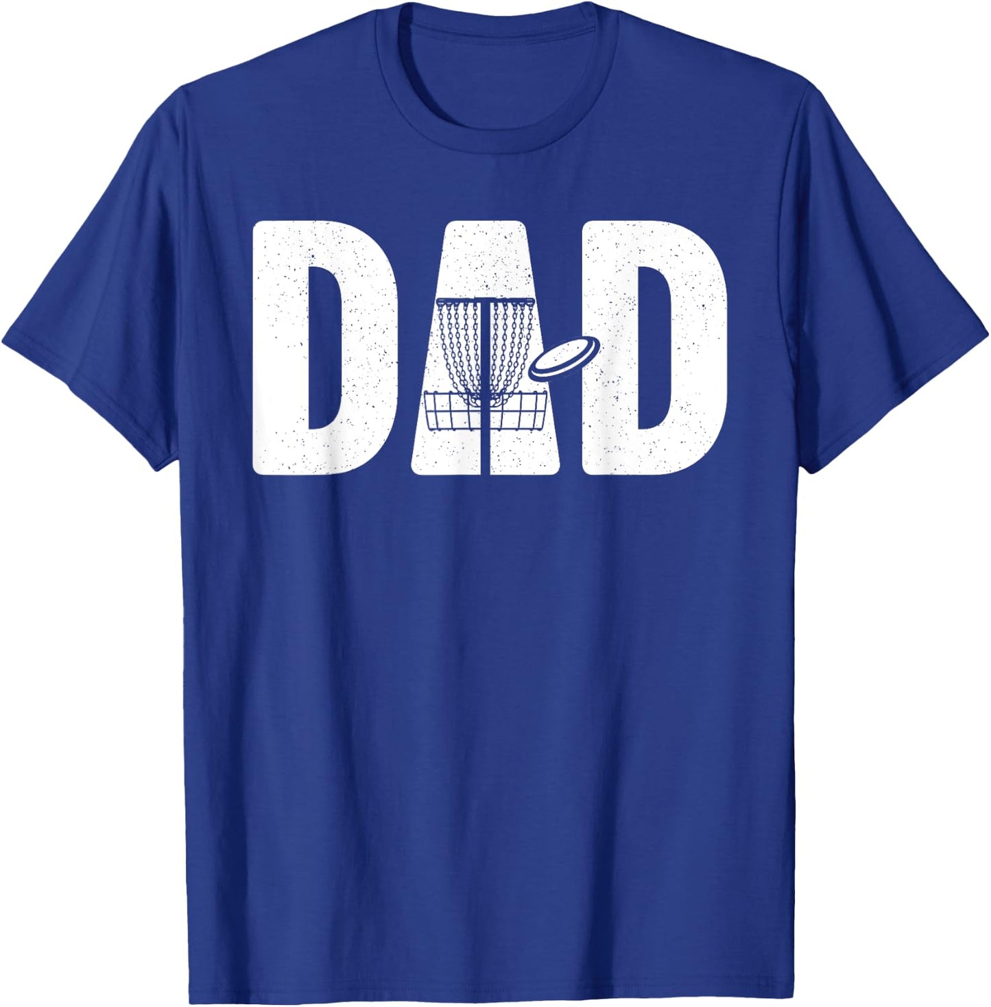 Funny Disc Golf Art For Dad Men Disc Golfer Disc Golf Lover T-Shirt - T-Shirt | Royal
