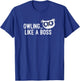 Owling Like a Boss Funny Shirt T-Shirt - T-Shirt | Royal