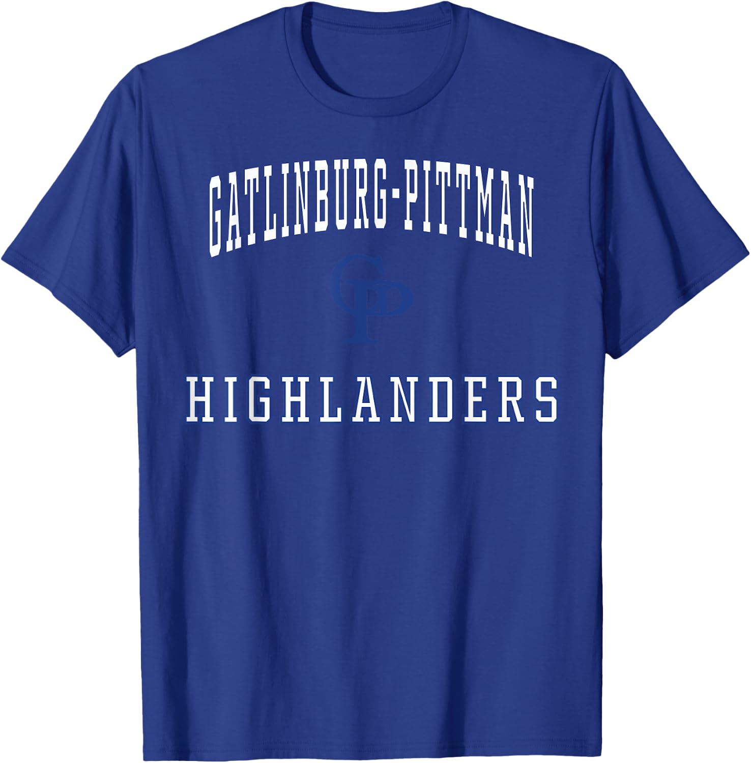 Gatlinburg-Pittman High School Highlanders C1 T-Shirt - T-Shirt | Royal