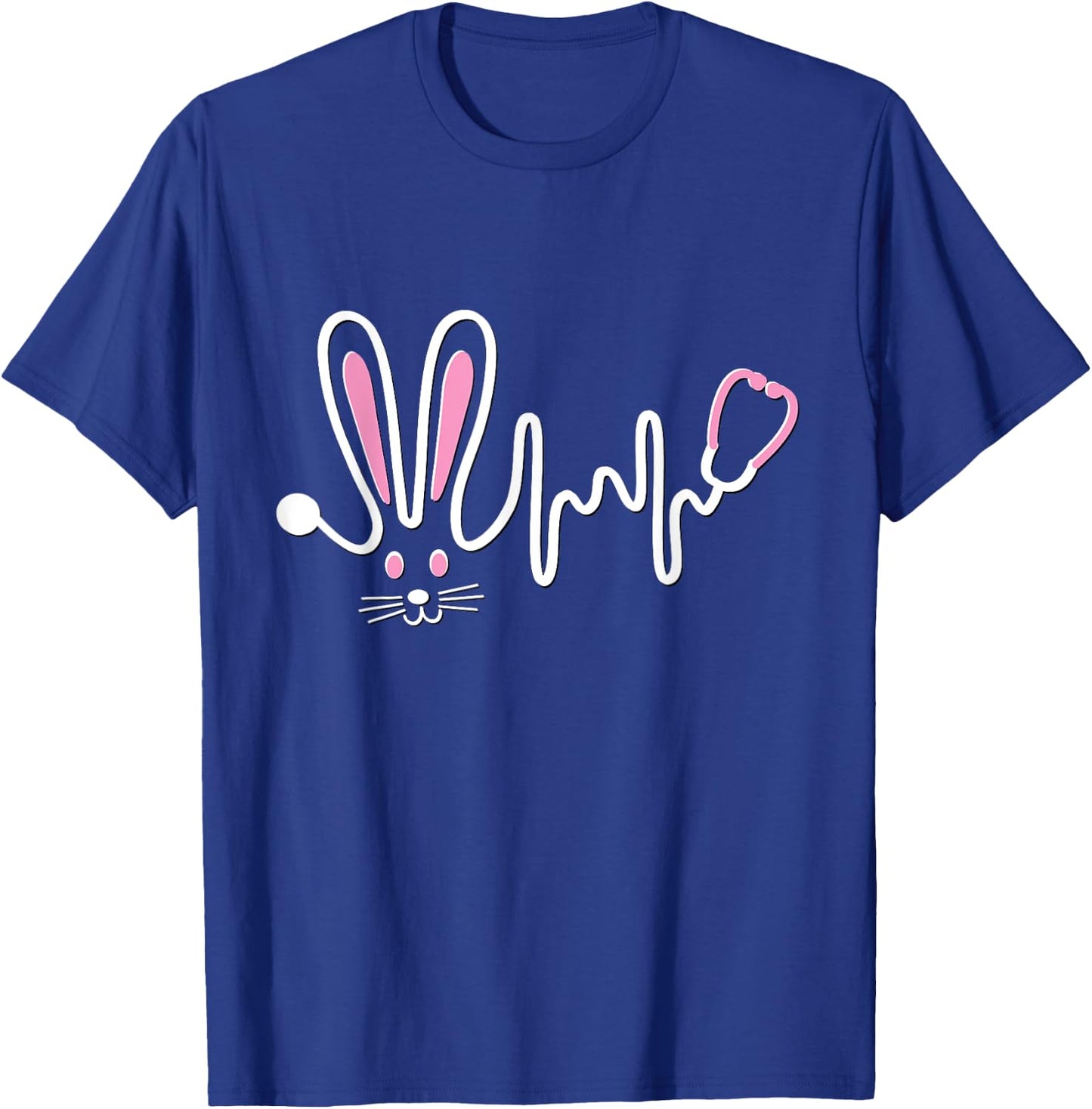 Stethoscope Nurse Doctor Easter Shirt Cute RN CNA Gift T-Shirt - T-Shirt | Royal