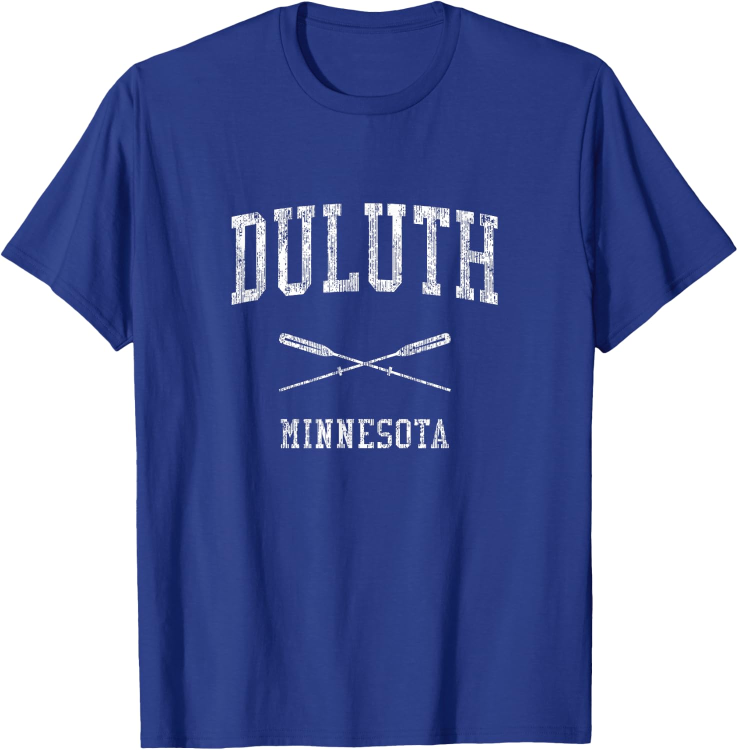 Duluth Minnesota MN Vintage Nautical Sports Design T-Shirt - T-Shirt | Royal