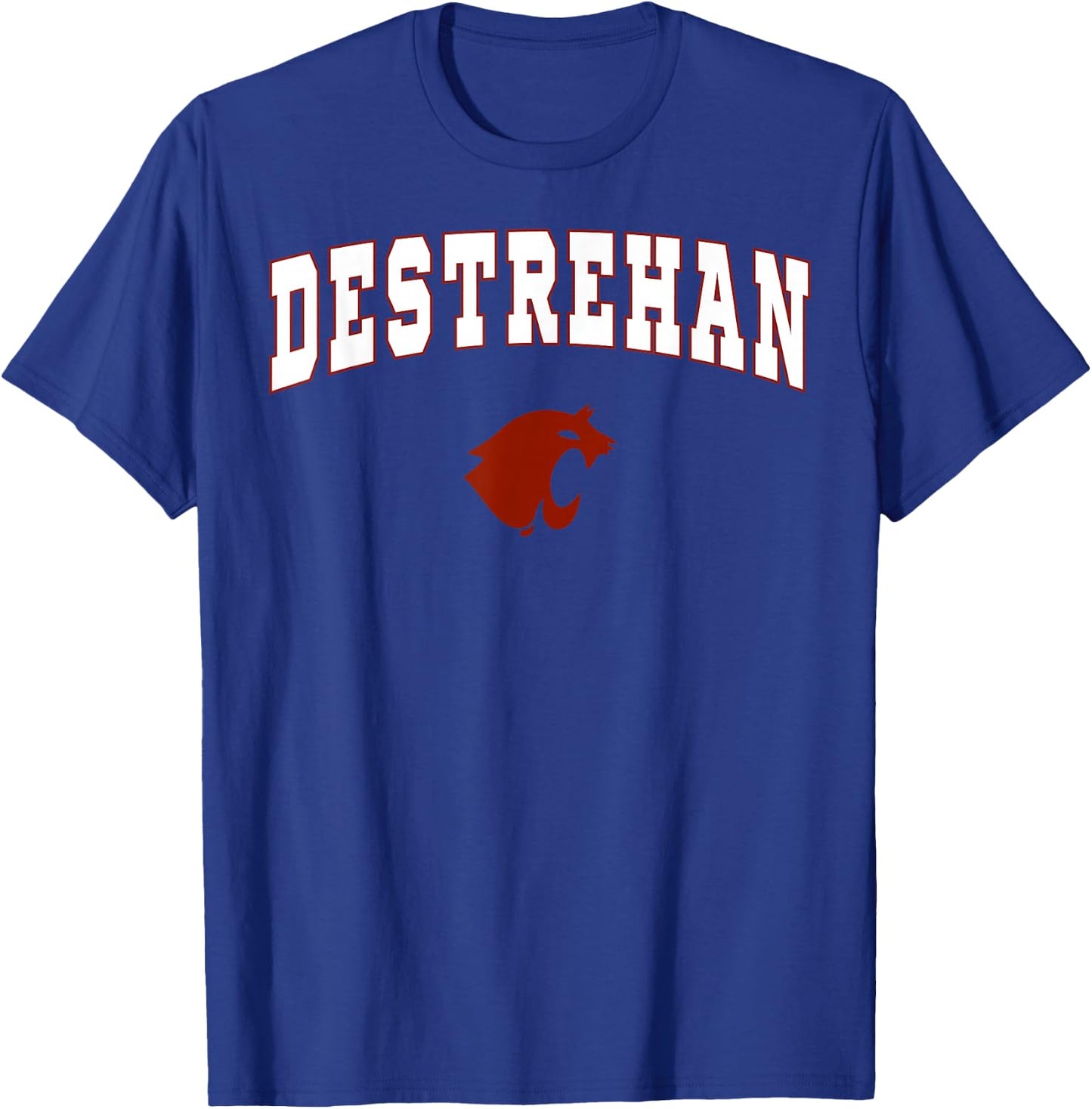 Destrehan High School Wildcats C2 T-Shirt - T-Shirt | Royal