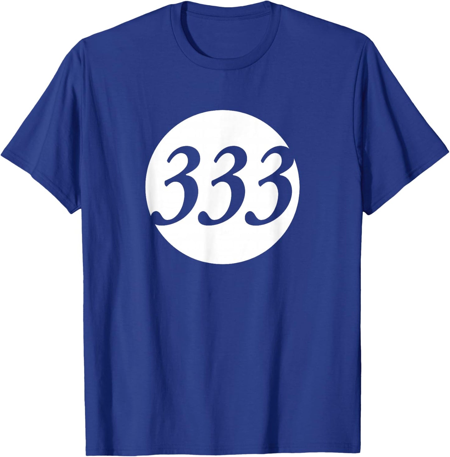 Number 333 T-Shirt - T-Shirt | Royal