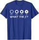 Funny Photography - Aperture F-Stops T-Shirt - T-Shirt | Royal