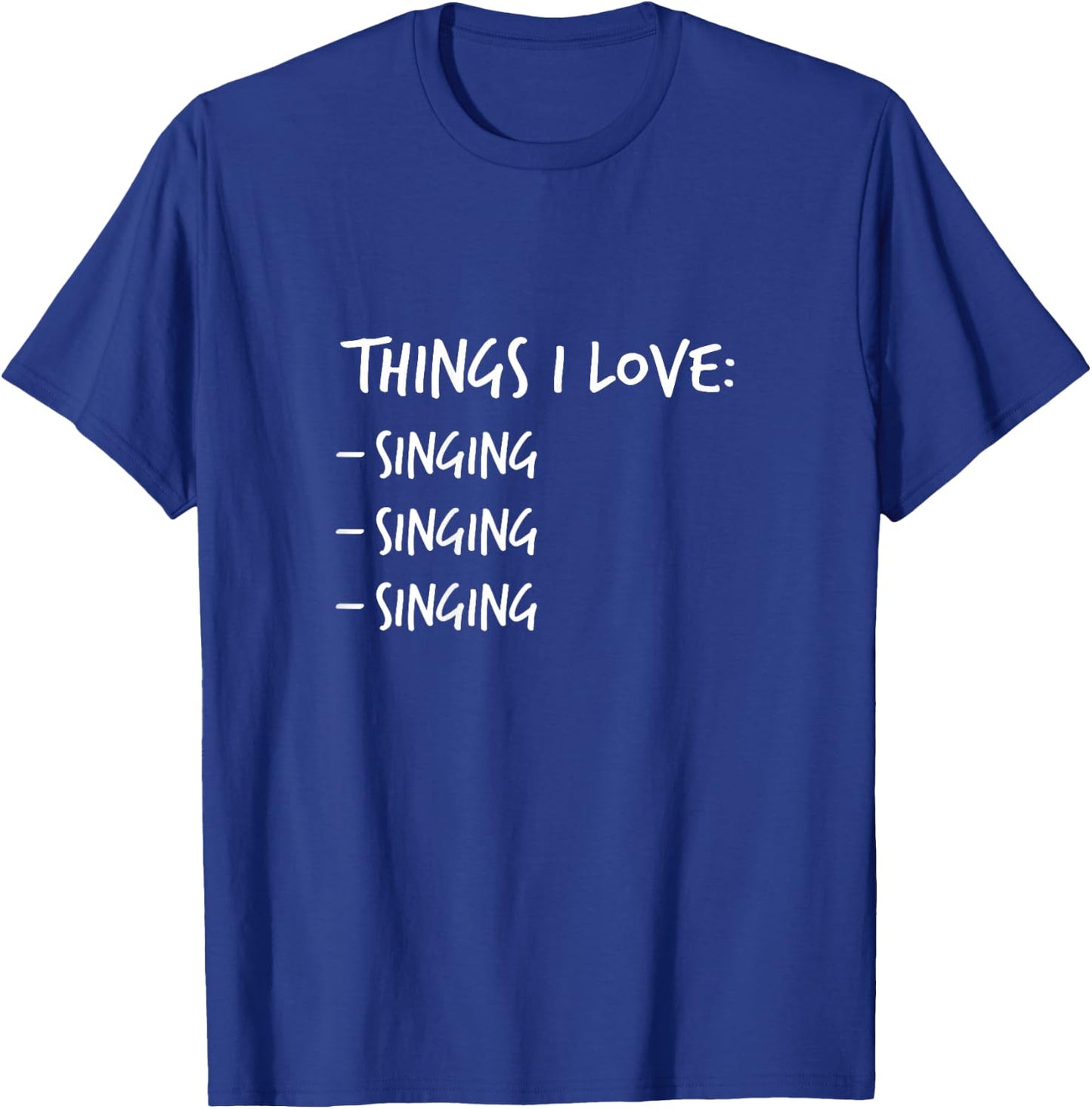 Funny Singing teen music lovers xmas T-Shirt - T-Shirt | Royal
