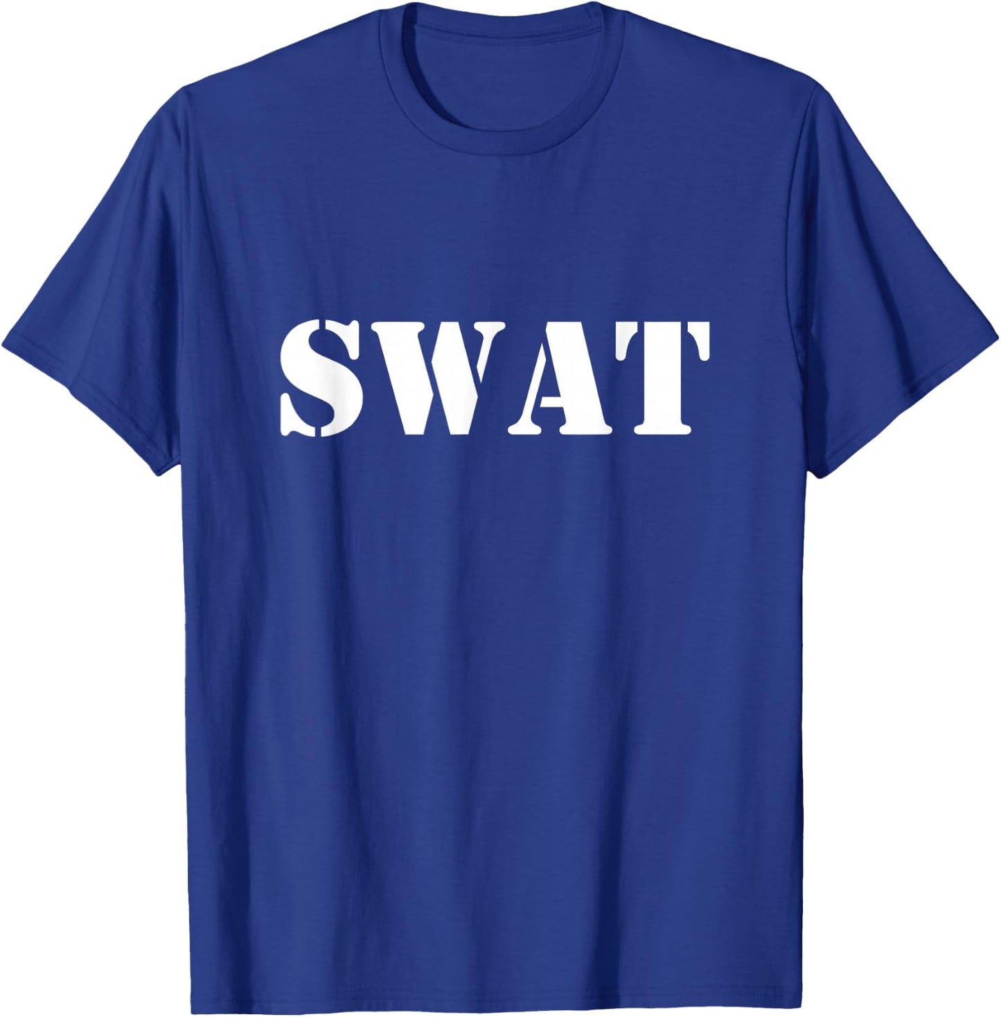 SWAT Team Fun Police Costume for Adults and Kids T-Shirt - T-Shirt | Royal