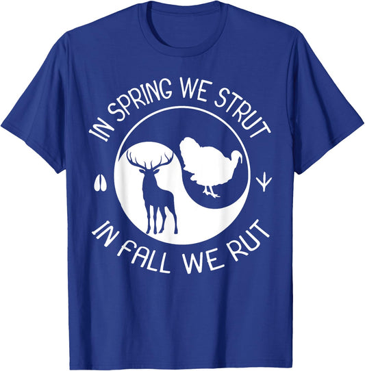 Turkey And Deer Hunting Hunter T-Shirt - T-Shirt | Royal