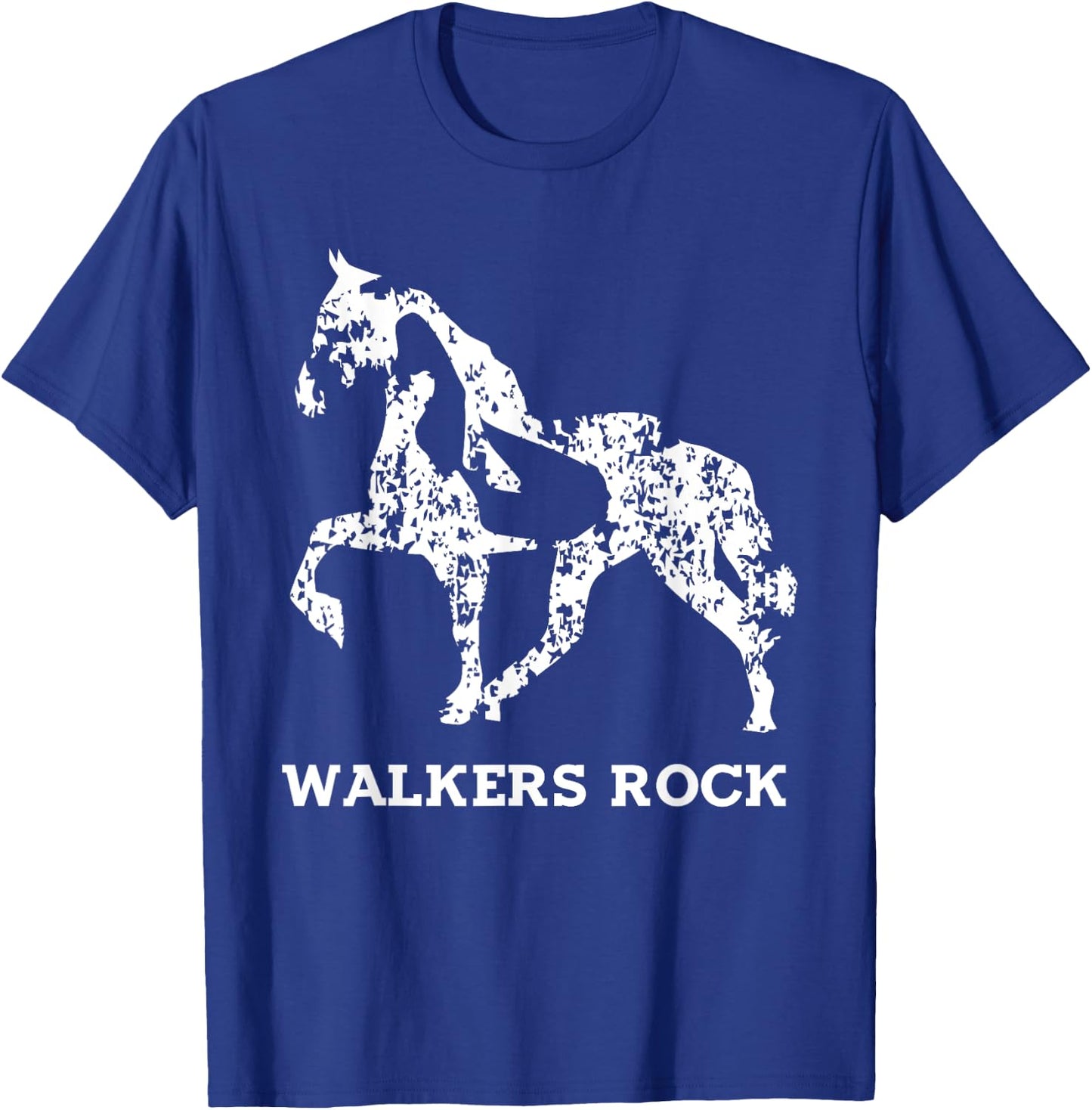 Walkers Rock - Tennessee Walking Horse Shirt T-Shirt - T-Shirt | Royal