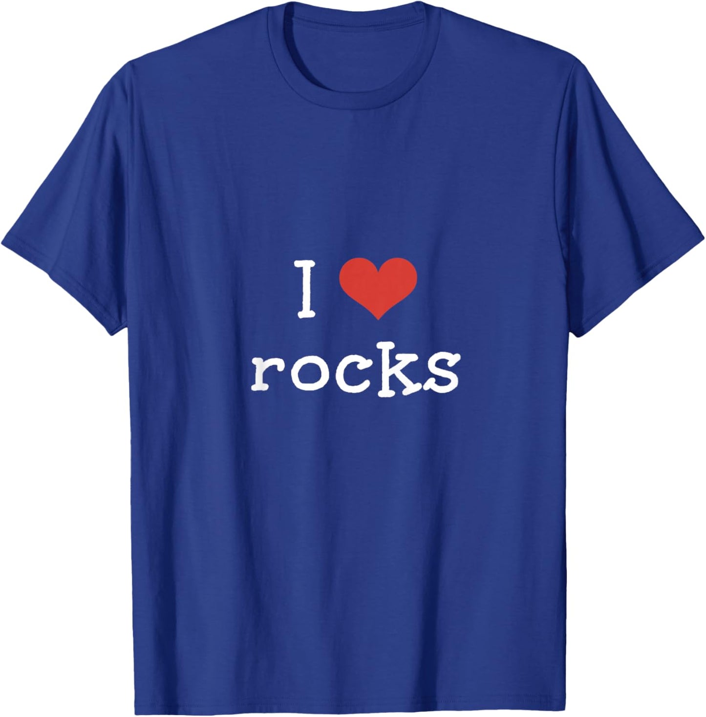 I Love Rocks Heart Stones Funny Toddler Kids Childs T-Shirt - T-Shirt | Royal