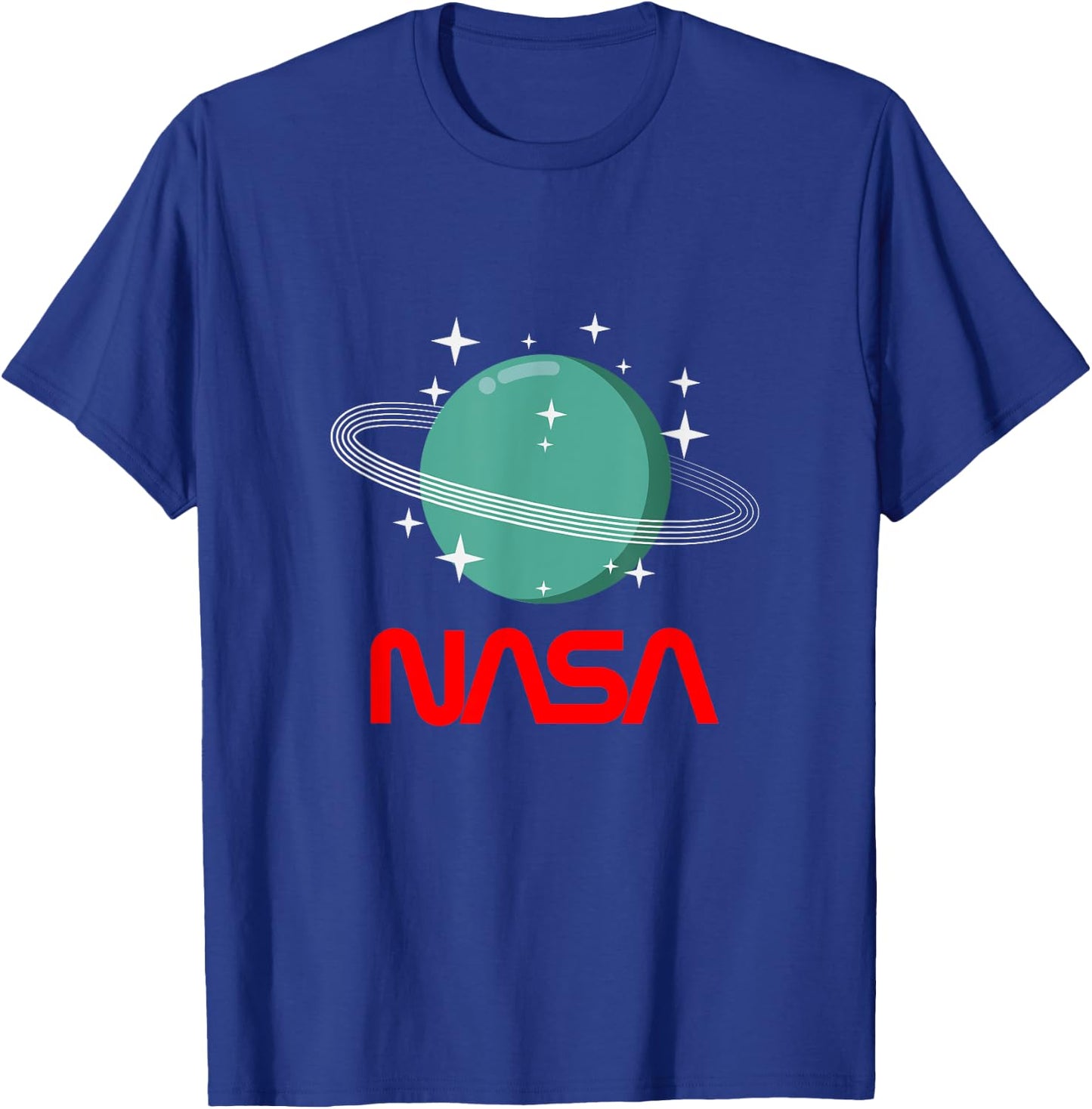 Nasa Shirt Vintage Space Astronomy Planets Galaxy Universe T-Shirt - T-Shirt | Royal