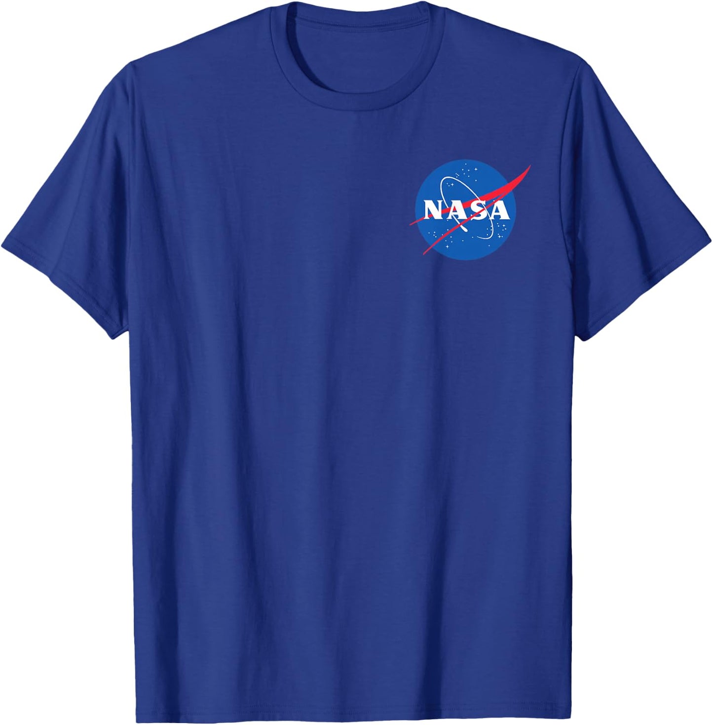 NASA Shirt - Chest Meatball Logo T-Shirt - T-Shirt | Royal